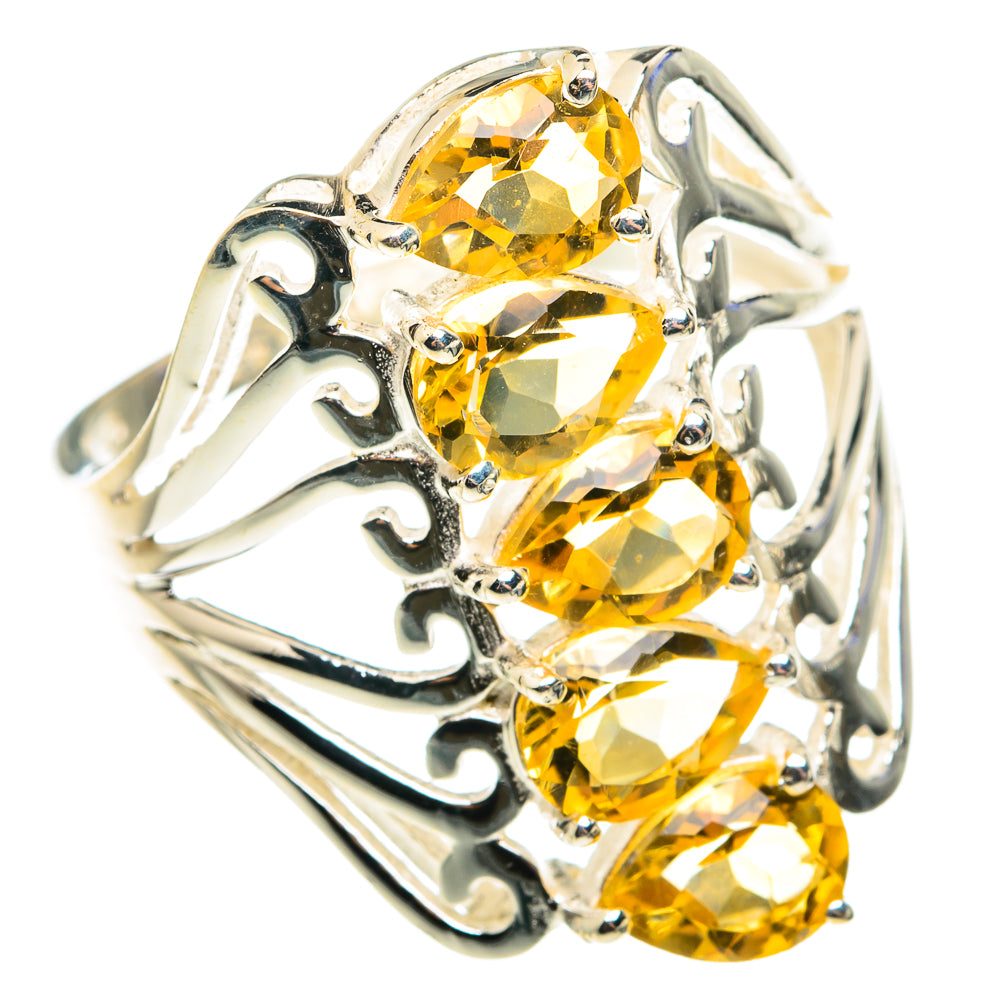 Citrine Rings handcrafted by Anasilvercos - RING76463