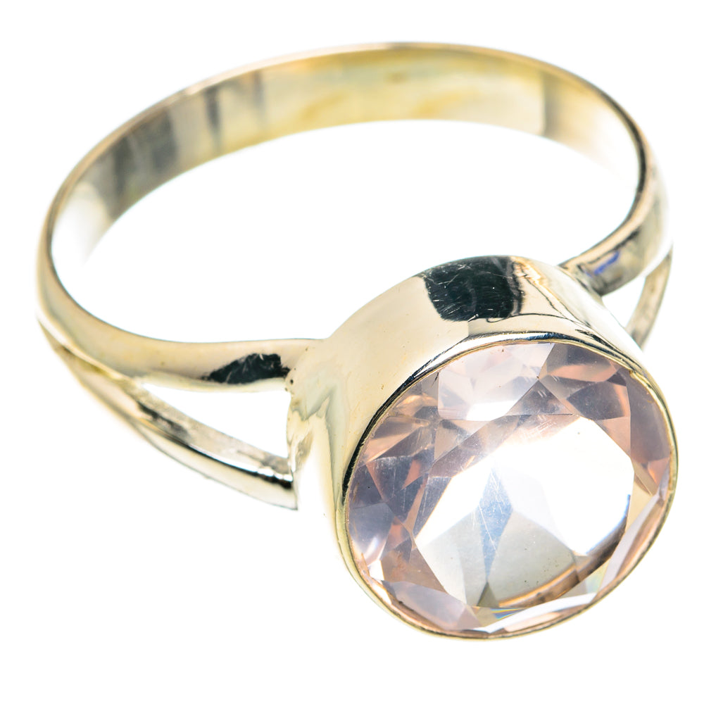 Rose Quartz Rings handcrafted by Anasilvercos - RING76467