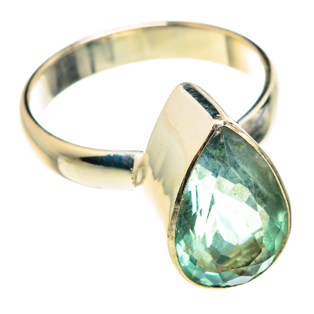 Green Fluorite Rings handcrafted by Anasilvercos - RING76490