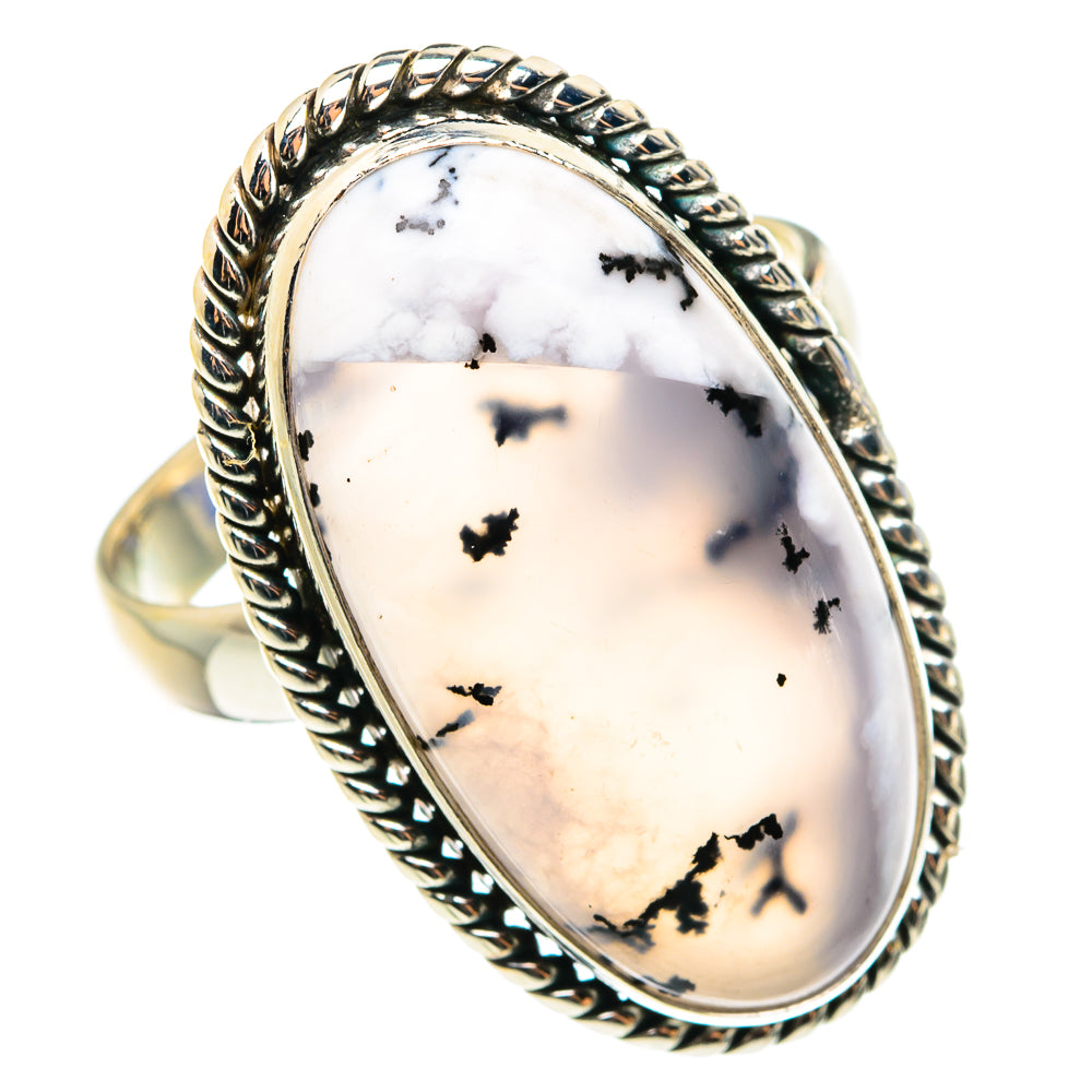 Dendritic Opal Rings handcrafted by Anasilvercos - RING76504