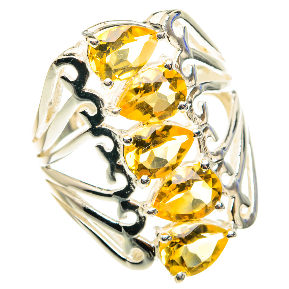 Citrine Rings handcrafted by Anasilvercos - RING76521
