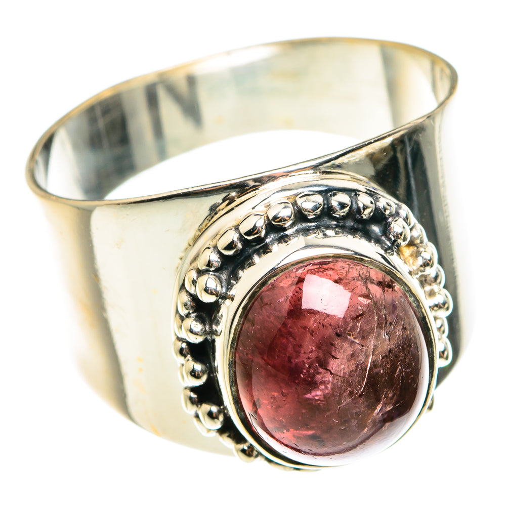 Pink Tourmaline Rings handcrafted by Anasilvercos - RING76526