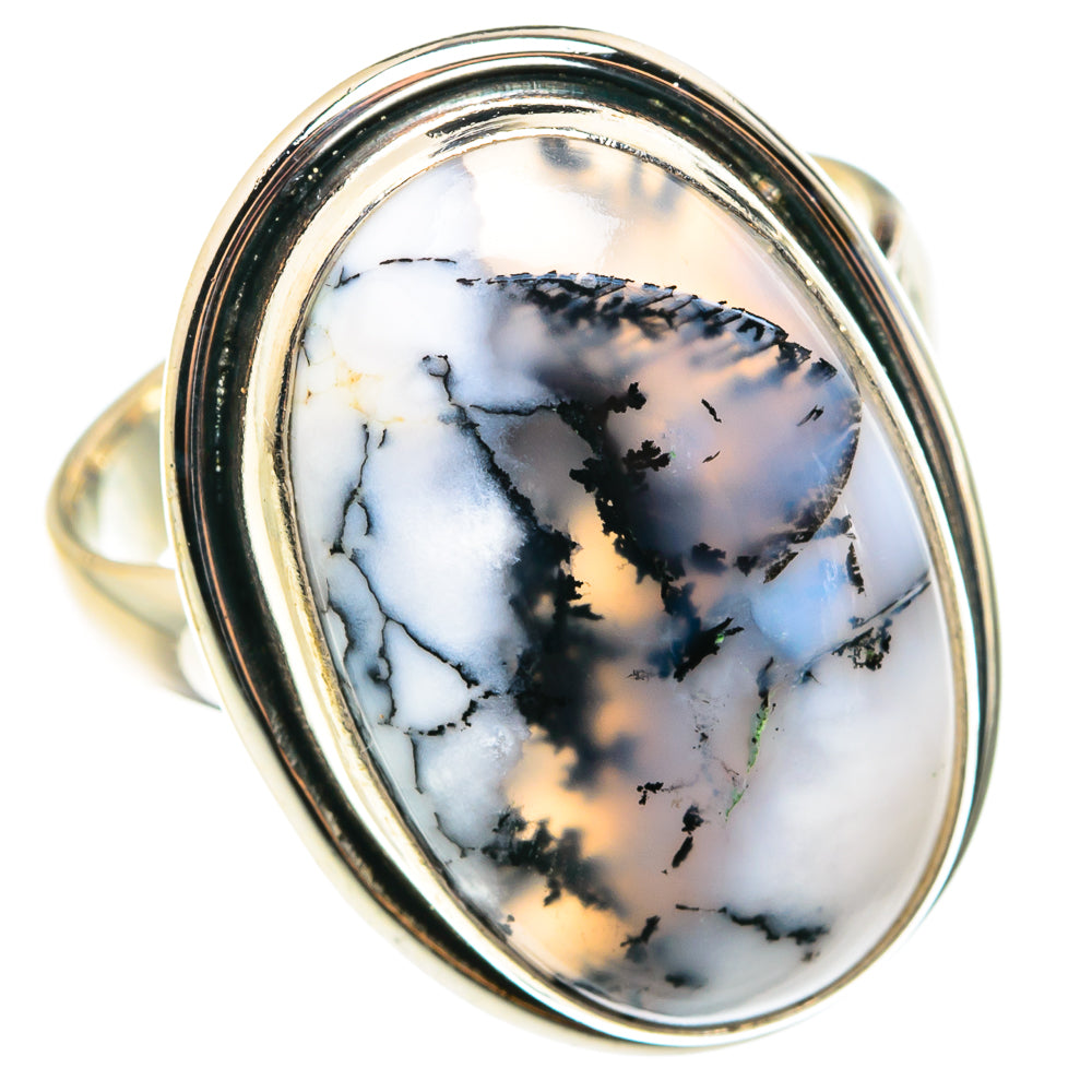Dendritic Opal Rings handcrafted by Anasilvercos - RING76545