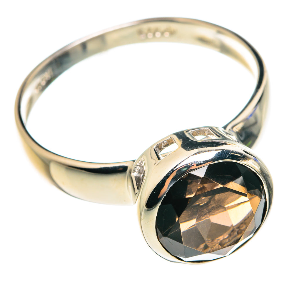 Smoky Quartz Rings handcrafted by Anasilvercos - RING76562