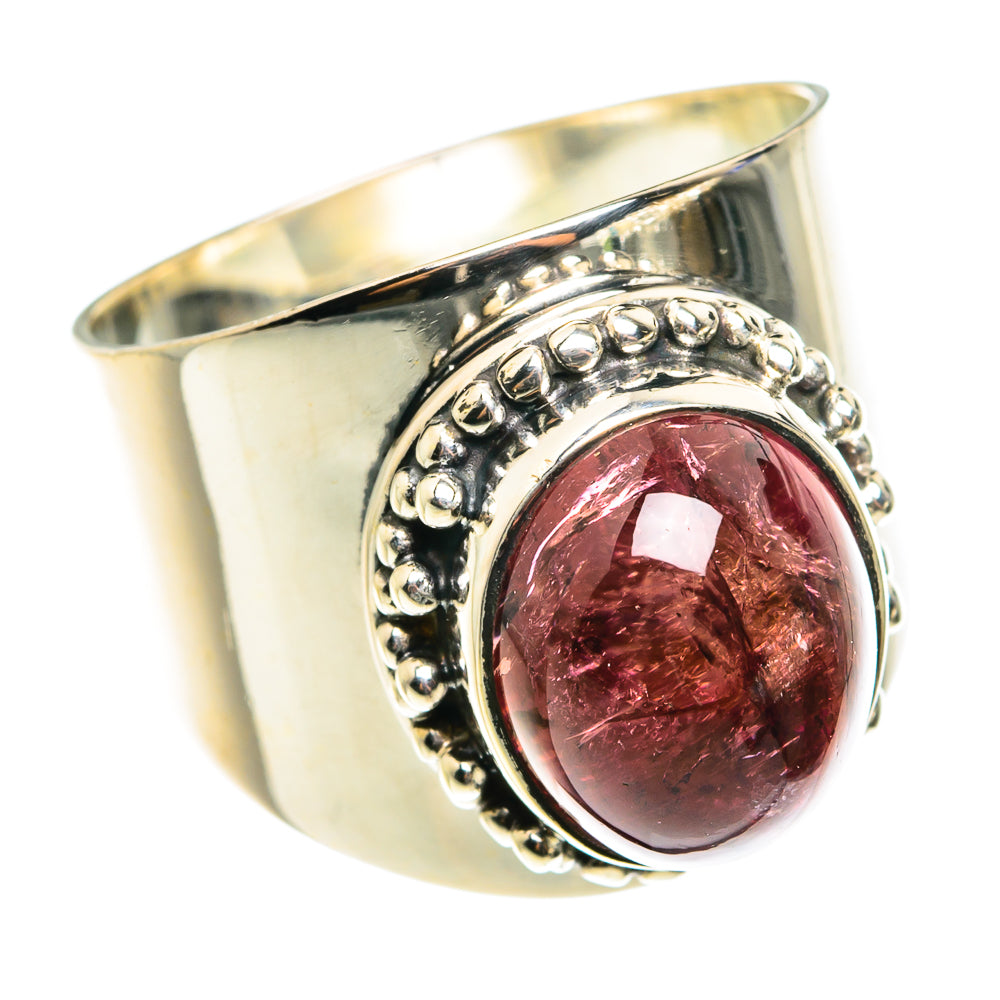 Pink Tourmaline Rings handcrafted by Anasilvercos - RING76571