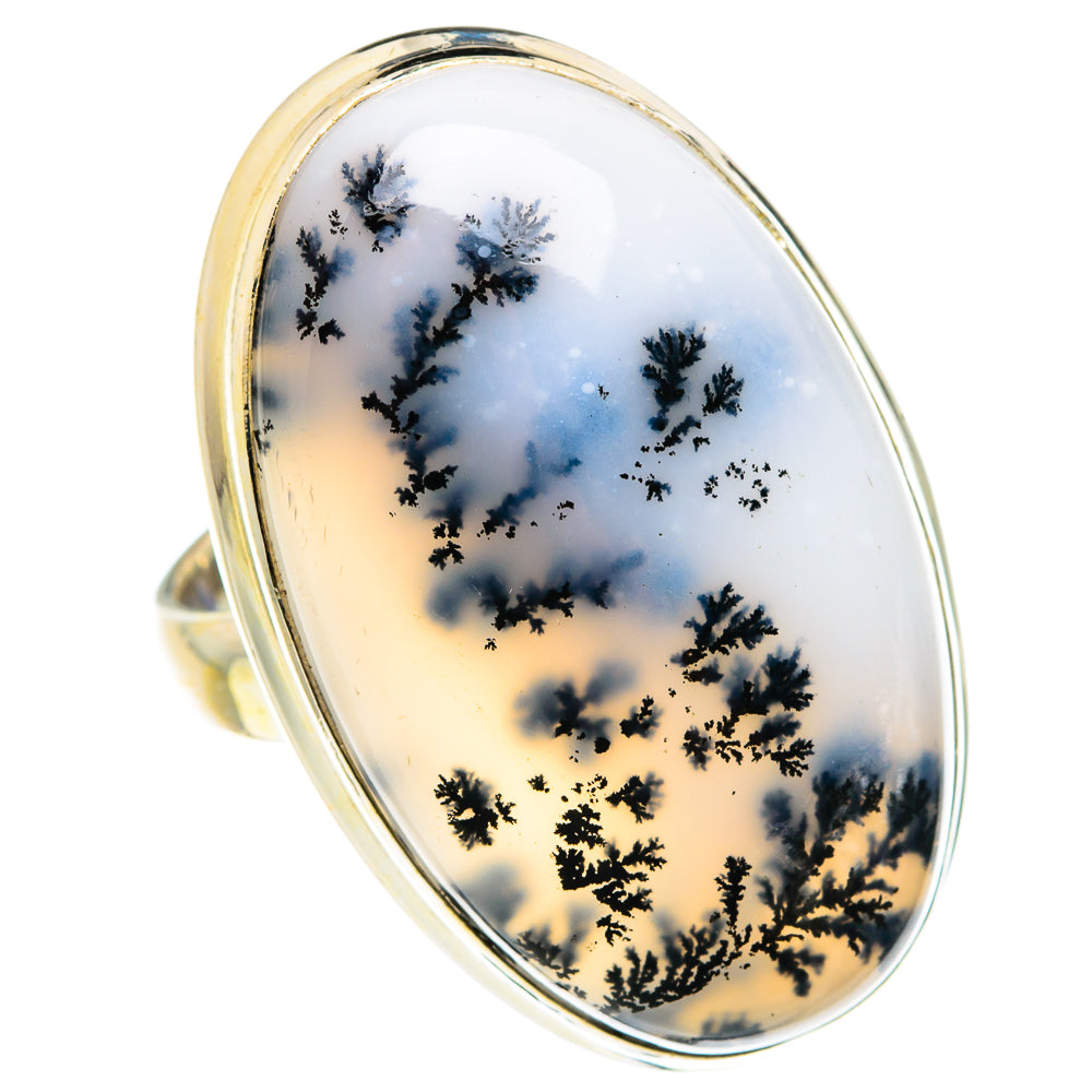Dendritic Opal Rings handcrafted by Anasilvercos - RING76577