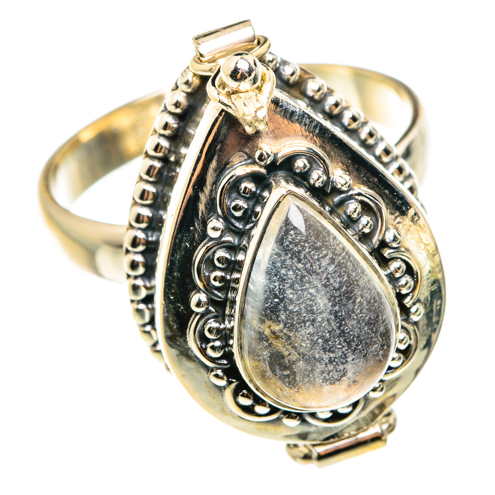 Rainbow Moonstone Rings handcrafted by Anasilvercos - RING76578