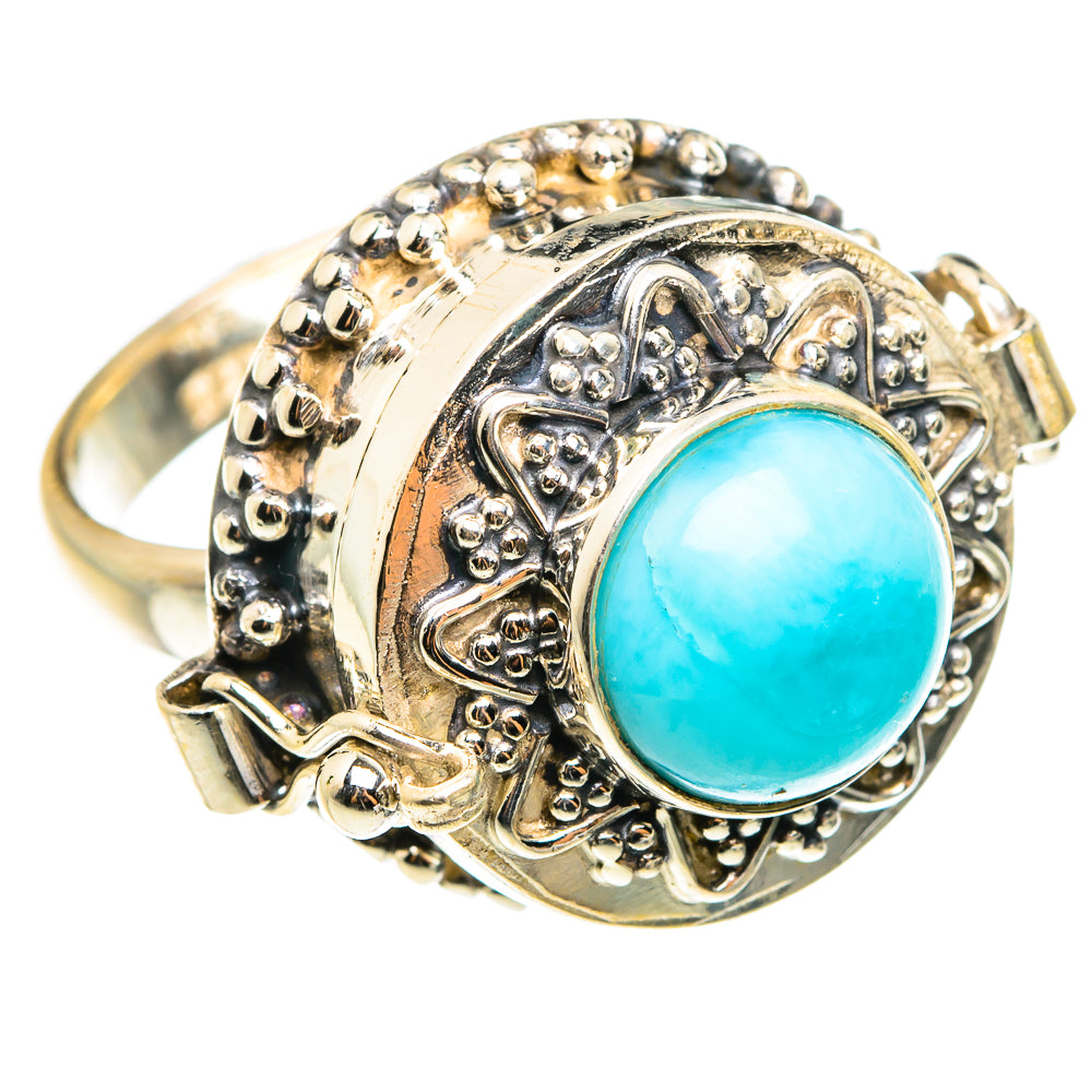 Larimar Rings handcrafted by Anasilvercos - RING76589