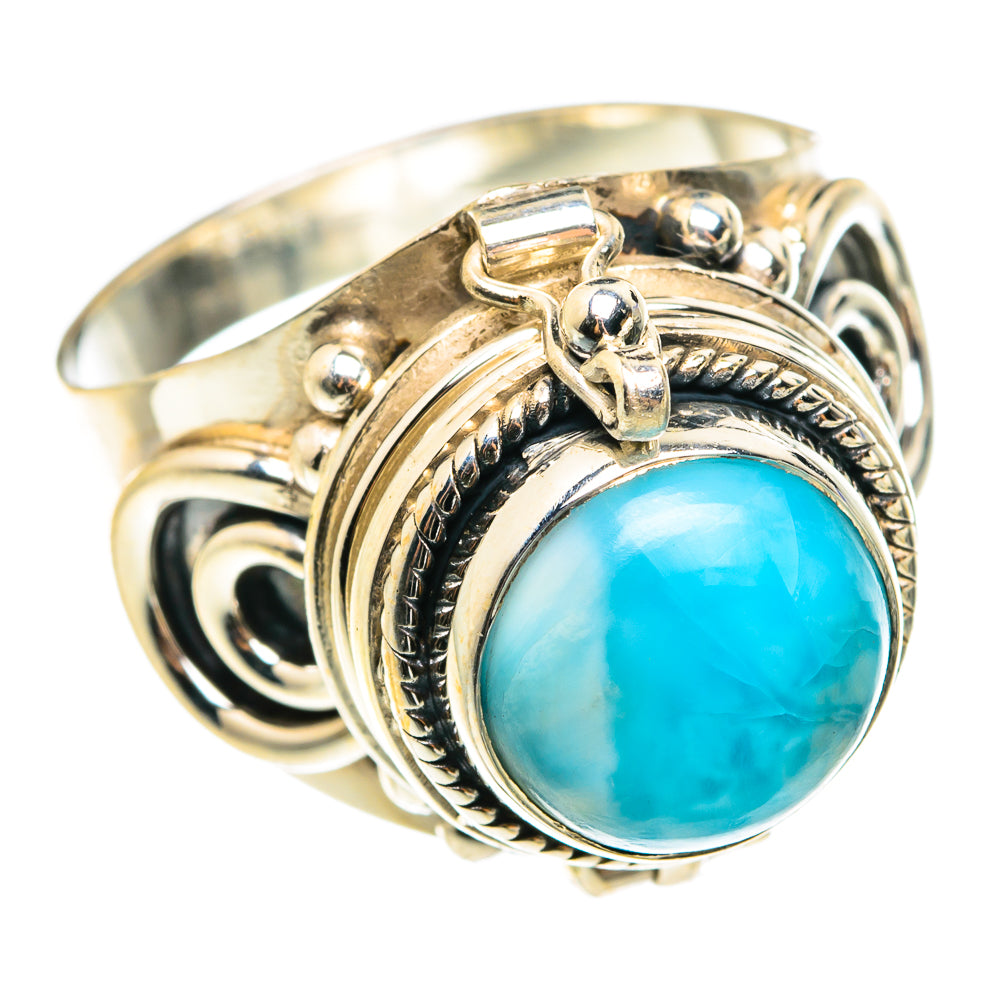Larimar Rings handcrafted by Anasilvercos - RING76595