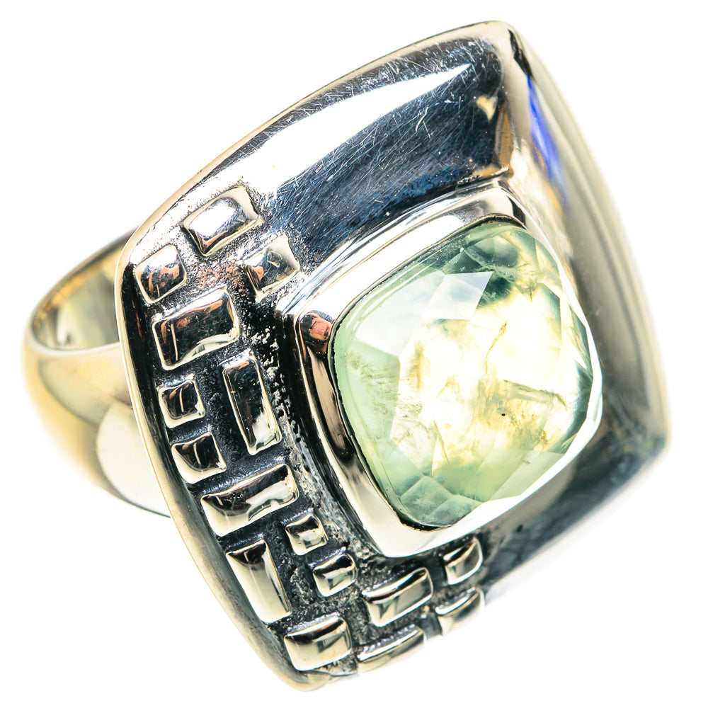 Prehnite Rings handcrafted by Anasilvercos - RING76598