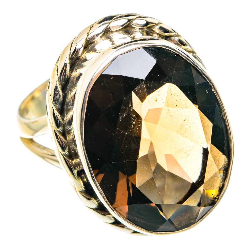 Smoky Quartz Rings handcrafted by Anasilvercos - RING76601