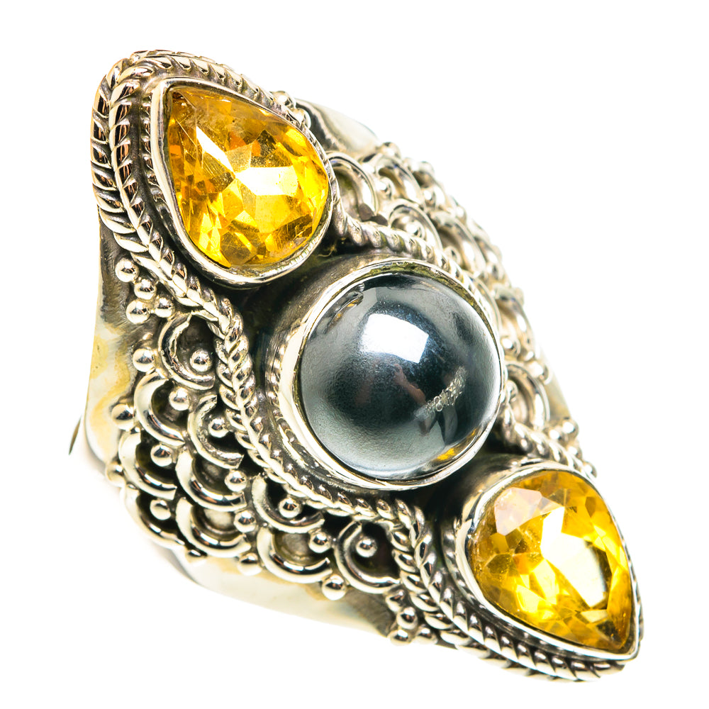 Hematite Rings handcrafted by Anasilvercos - RING76603