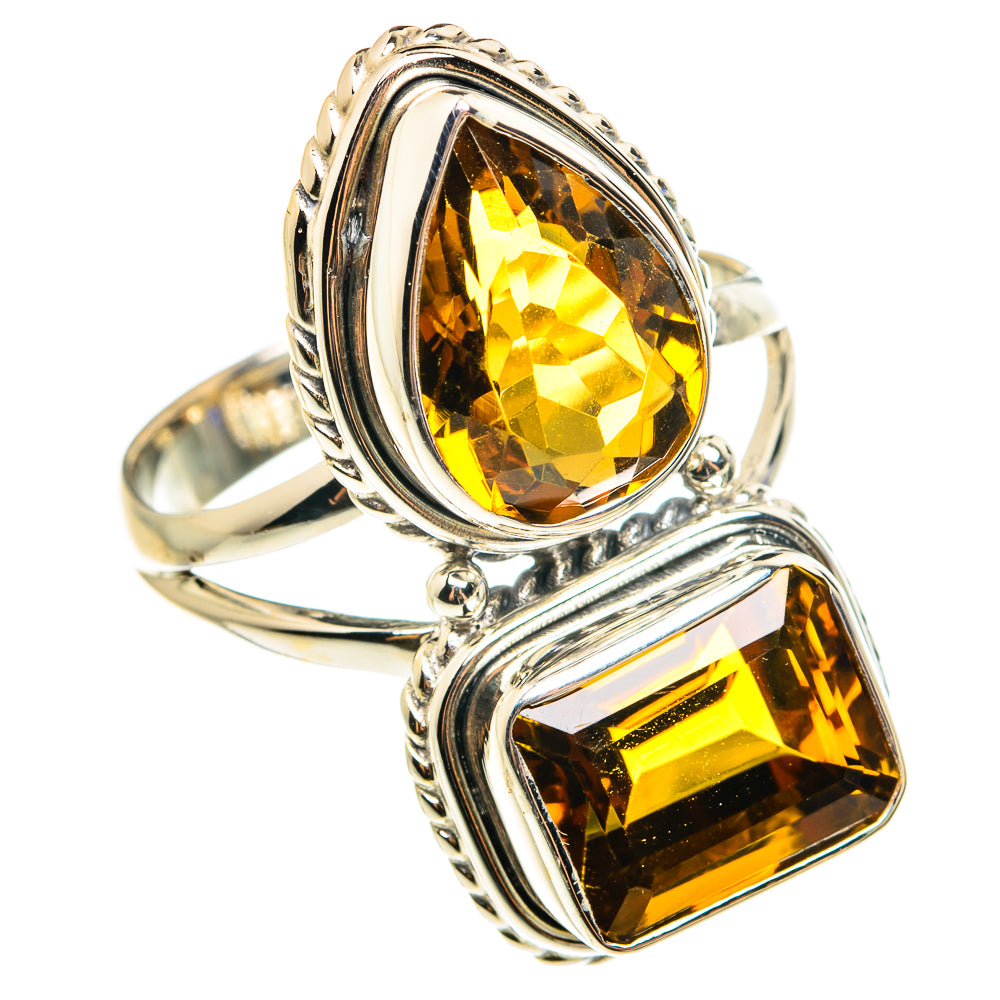 Mandarin Citrine Rings handcrafted by Anasilvercos - RING76604