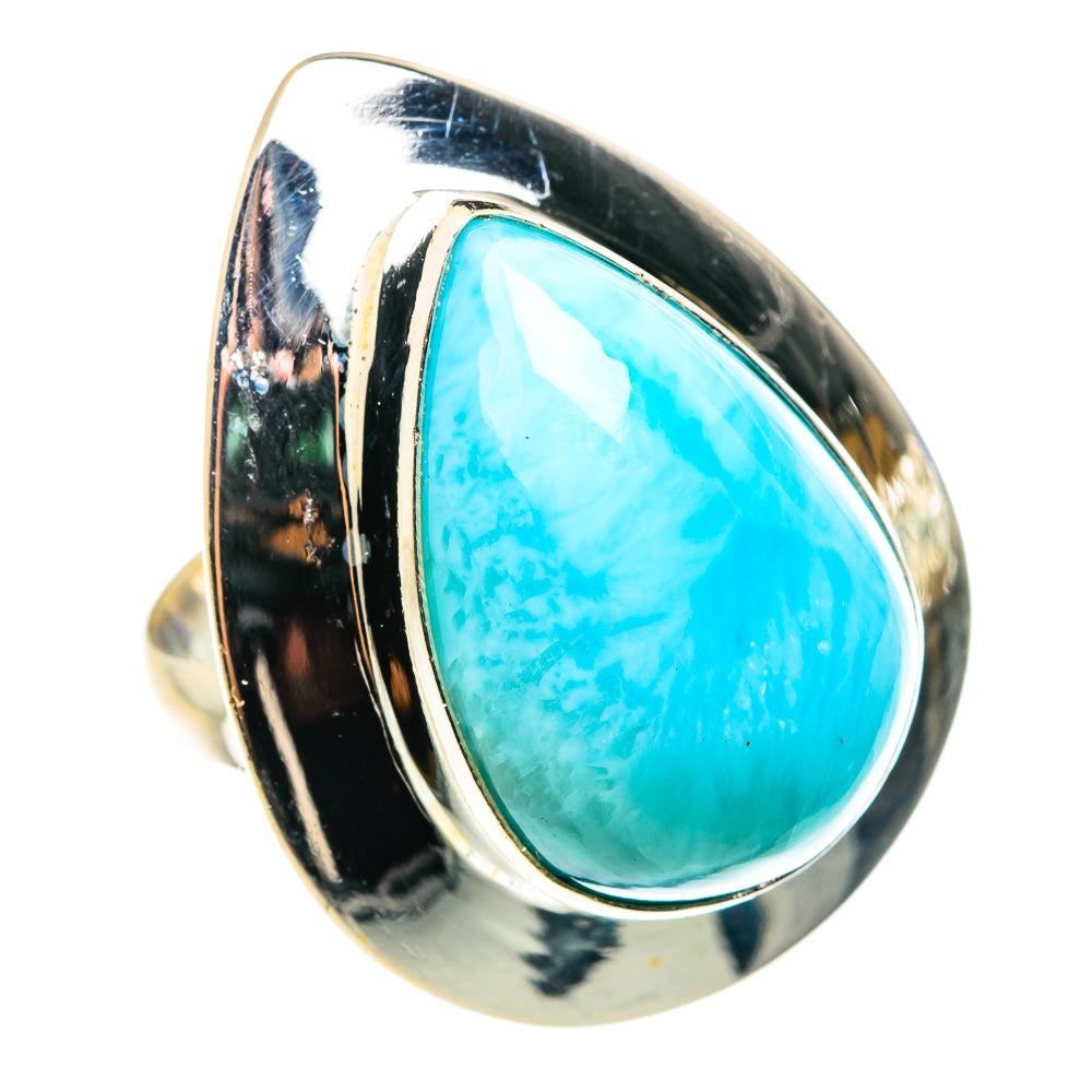 Larimar Rings handcrafted by Anasilvercos - RING76621