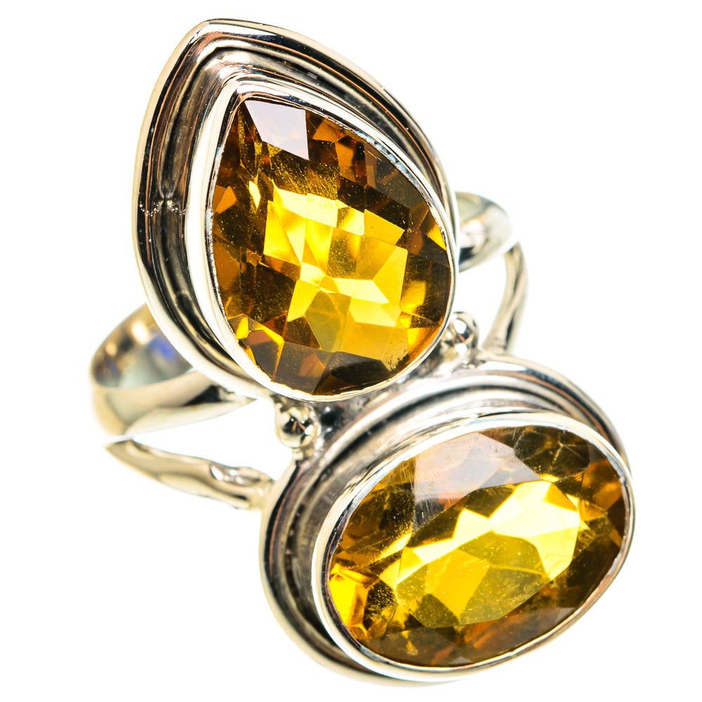 Mandarin Citrine Rings handcrafted by Anasilvercos - RING76633