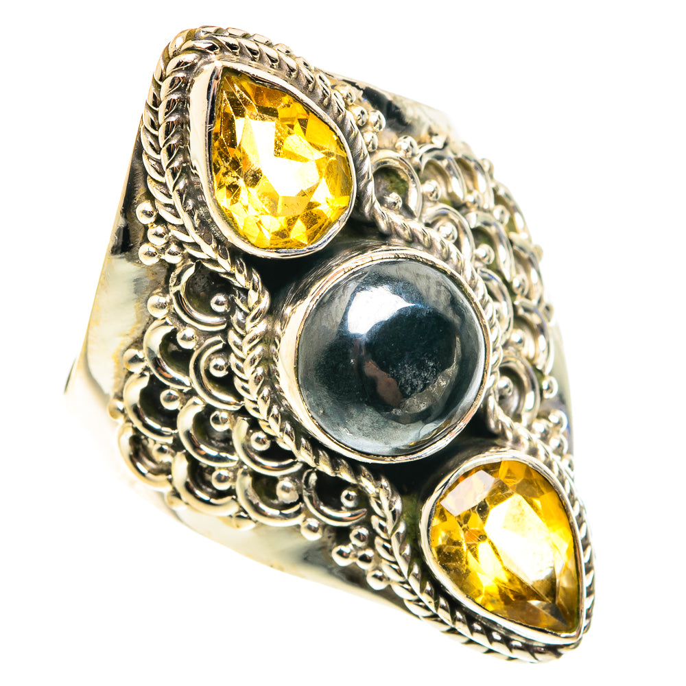 Hematite Rings handcrafted by Anasilvercos - RING76634