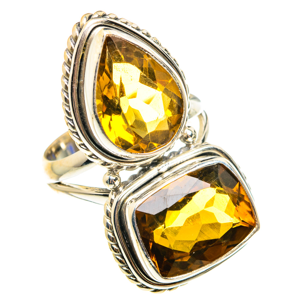 Mandarin Citrine Rings handcrafted by Anasilvercos - RING76635