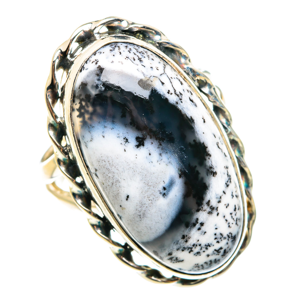 Dendritic Opal Rings handcrafted by Anasilvercos - RING76641
