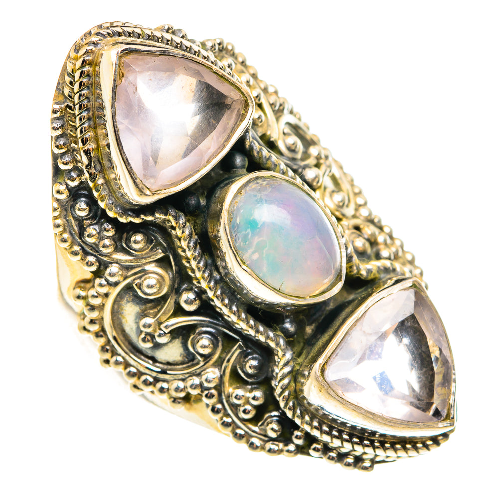 Ethiopian Opal Rings handcrafted by Anasilvercos - RING76647
