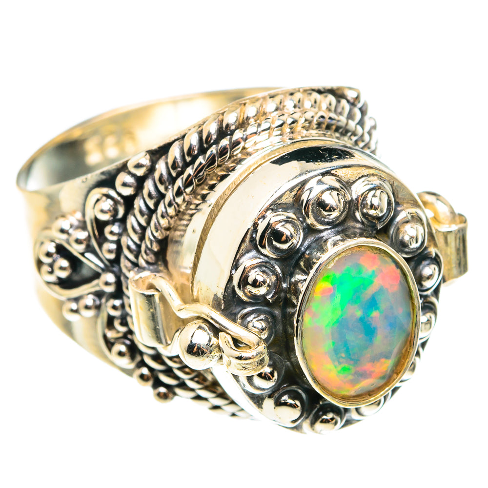 Ethiopian Opal Rings handcrafted by Anasilvercos - RING76648