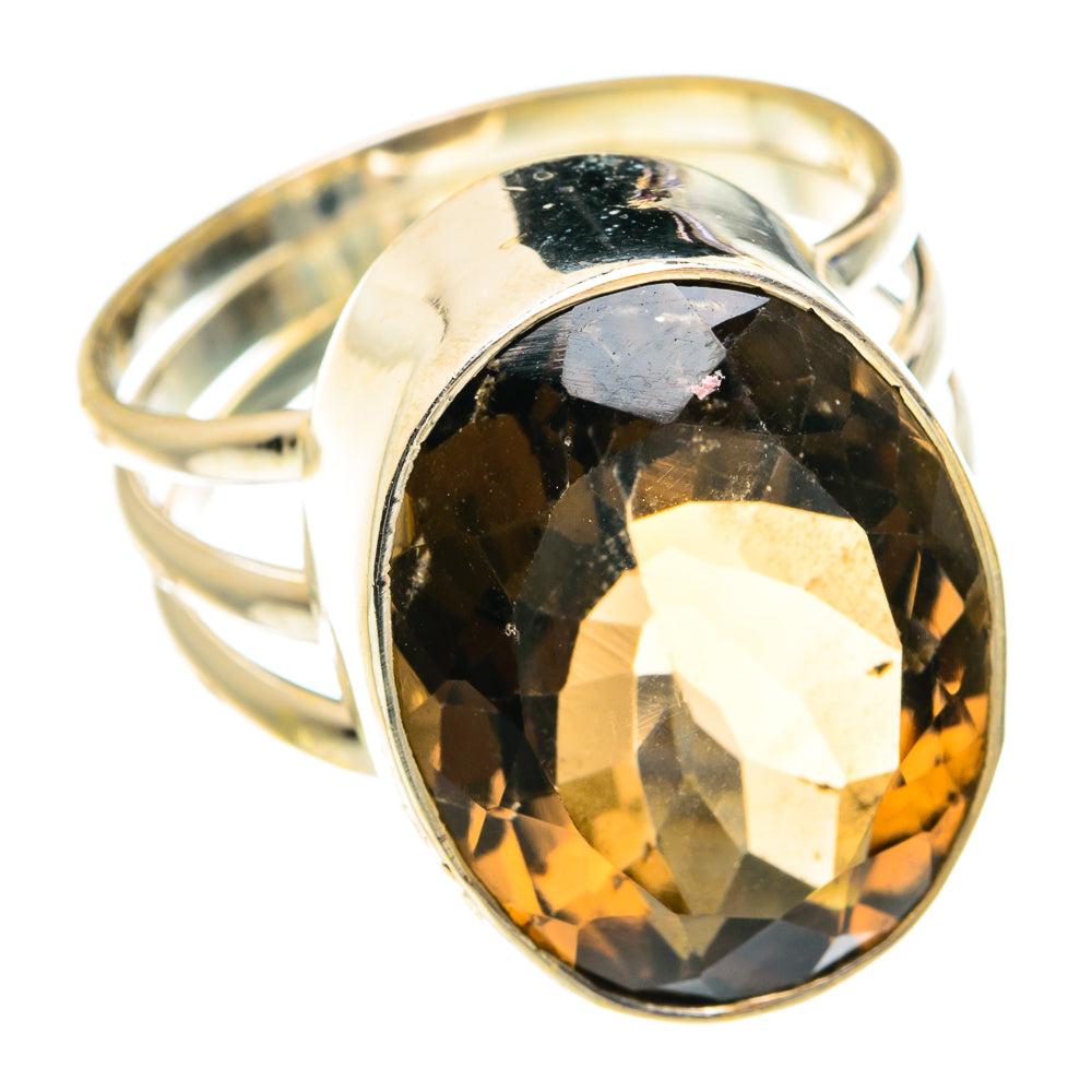 Smoky Quartz Rings handcrafted by Anasilvercos - RING76658