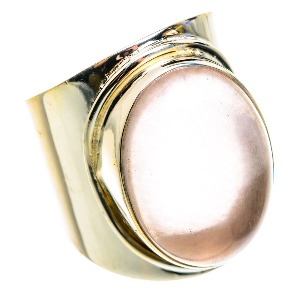 Rose Quartz Rings handcrafted by Anasilvercos - RING76661
