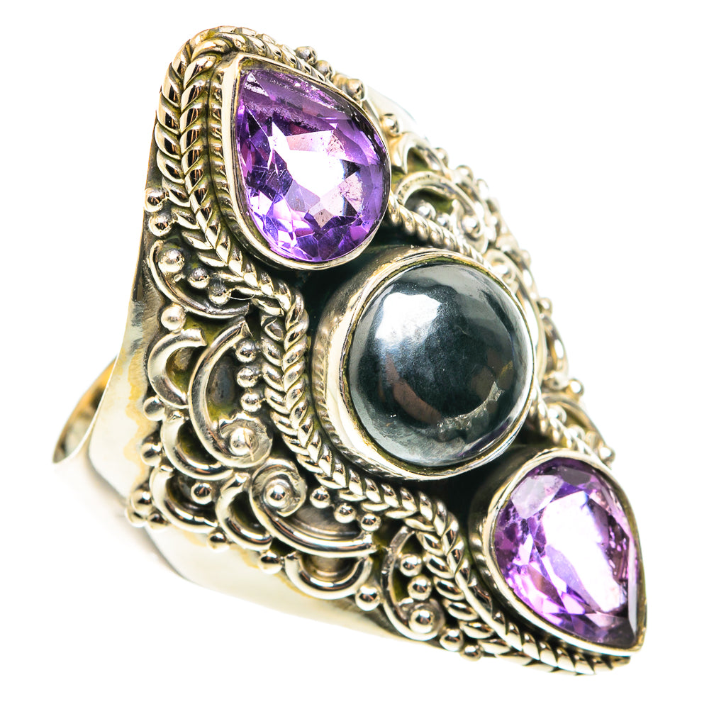 Hematite Rings handcrafted by Anasilvercos - RING76664