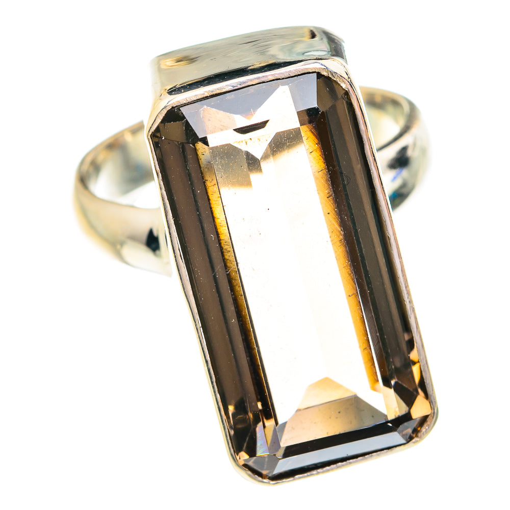 Smoky Quartz Rings handcrafted by Anasilvercos - RING76679