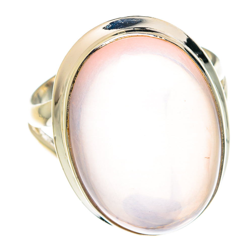 Rose Quartz Rings handcrafted by Anasilvercos - RING76683