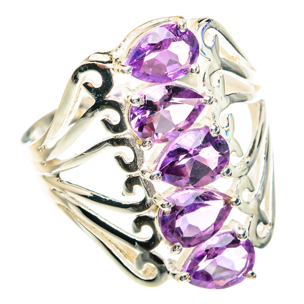 Amethyst Rings handcrafted by Anasilvercos - RING76687