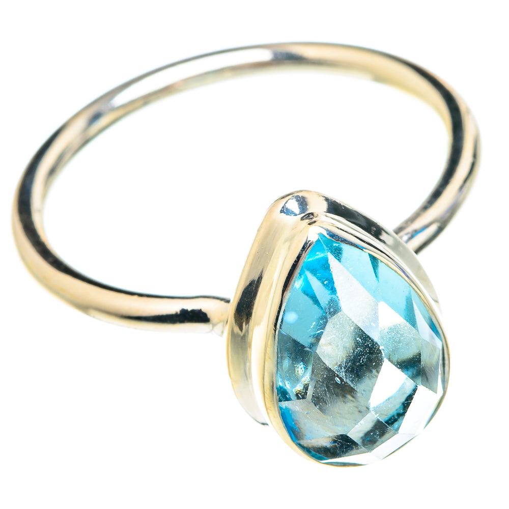 Blue Topaz Rings handcrafted by Anasilvercos - RING76704