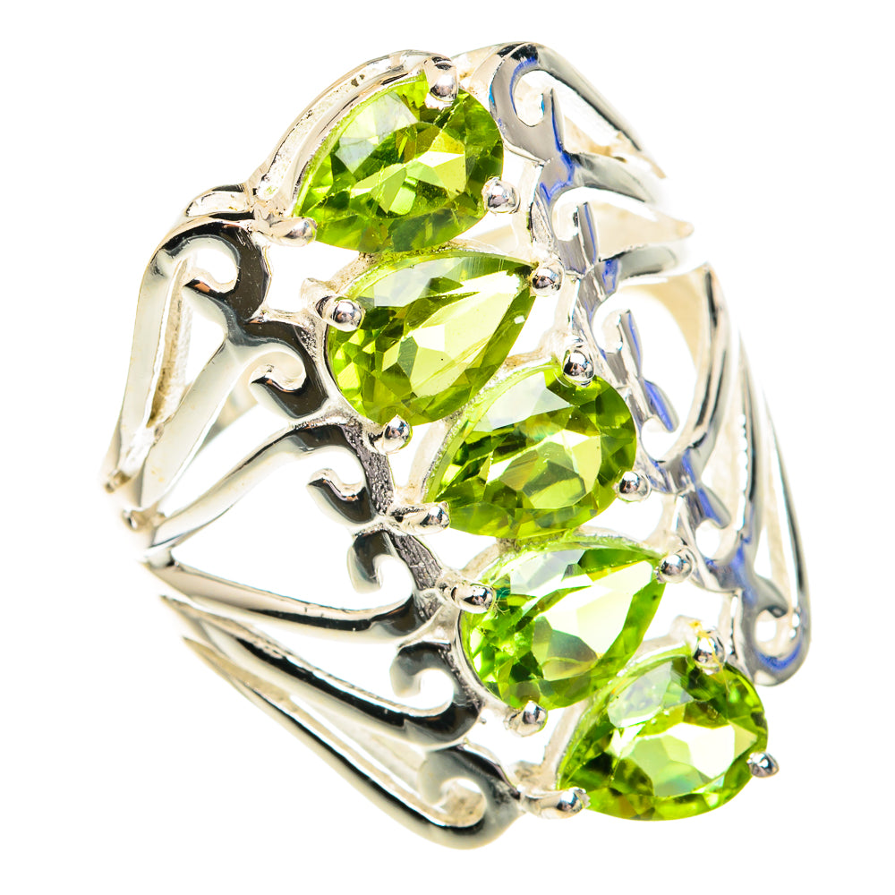 Peridot Rings handcrafted by Anasilvercos - RING76705