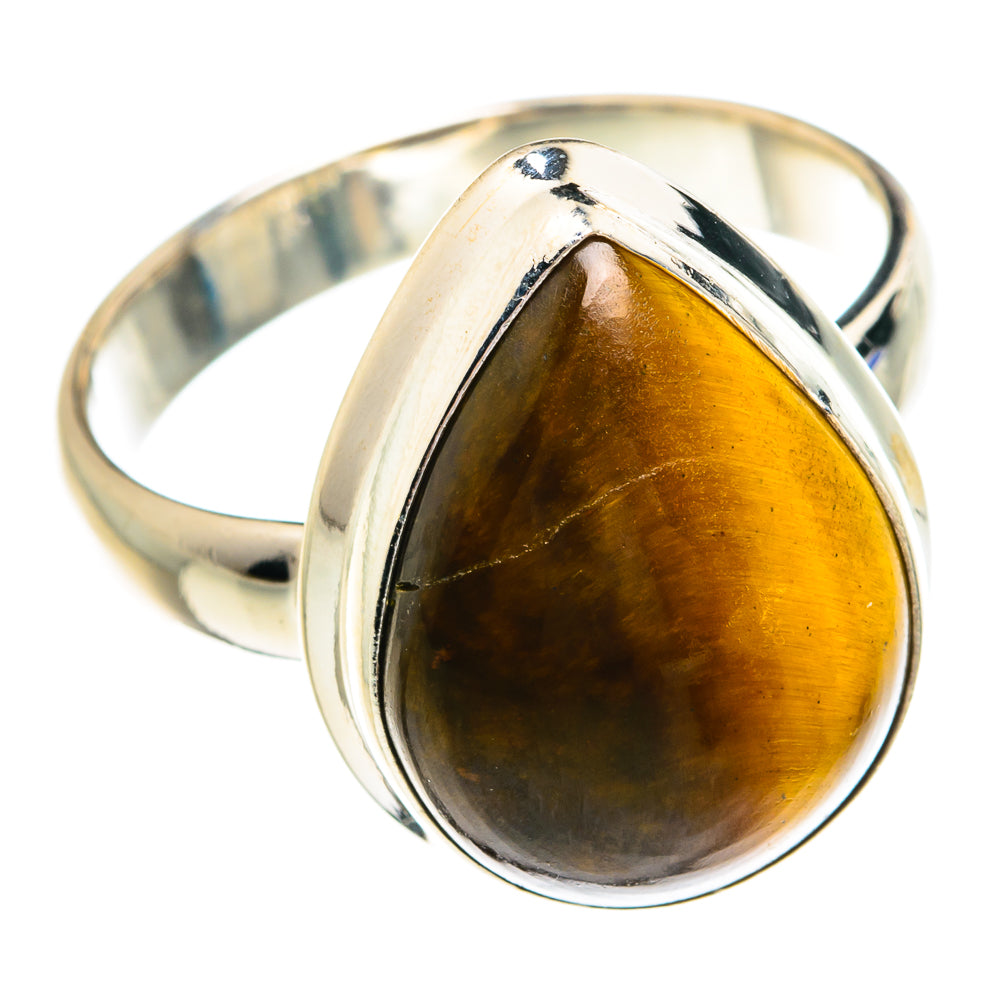 Tiger Eye Rings handcrafted by Anasilvercos - RING76708