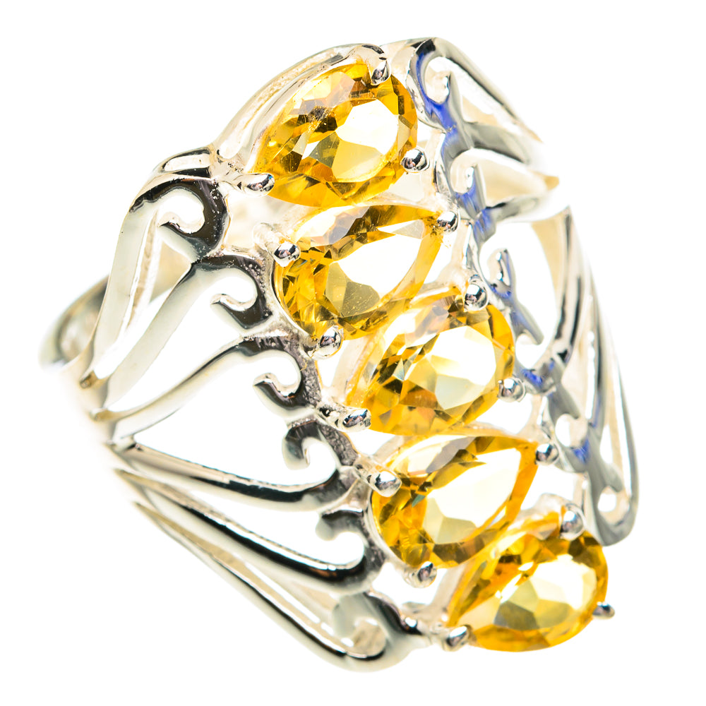 Citrine Rings handcrafted by Anasilvercos - RING76710