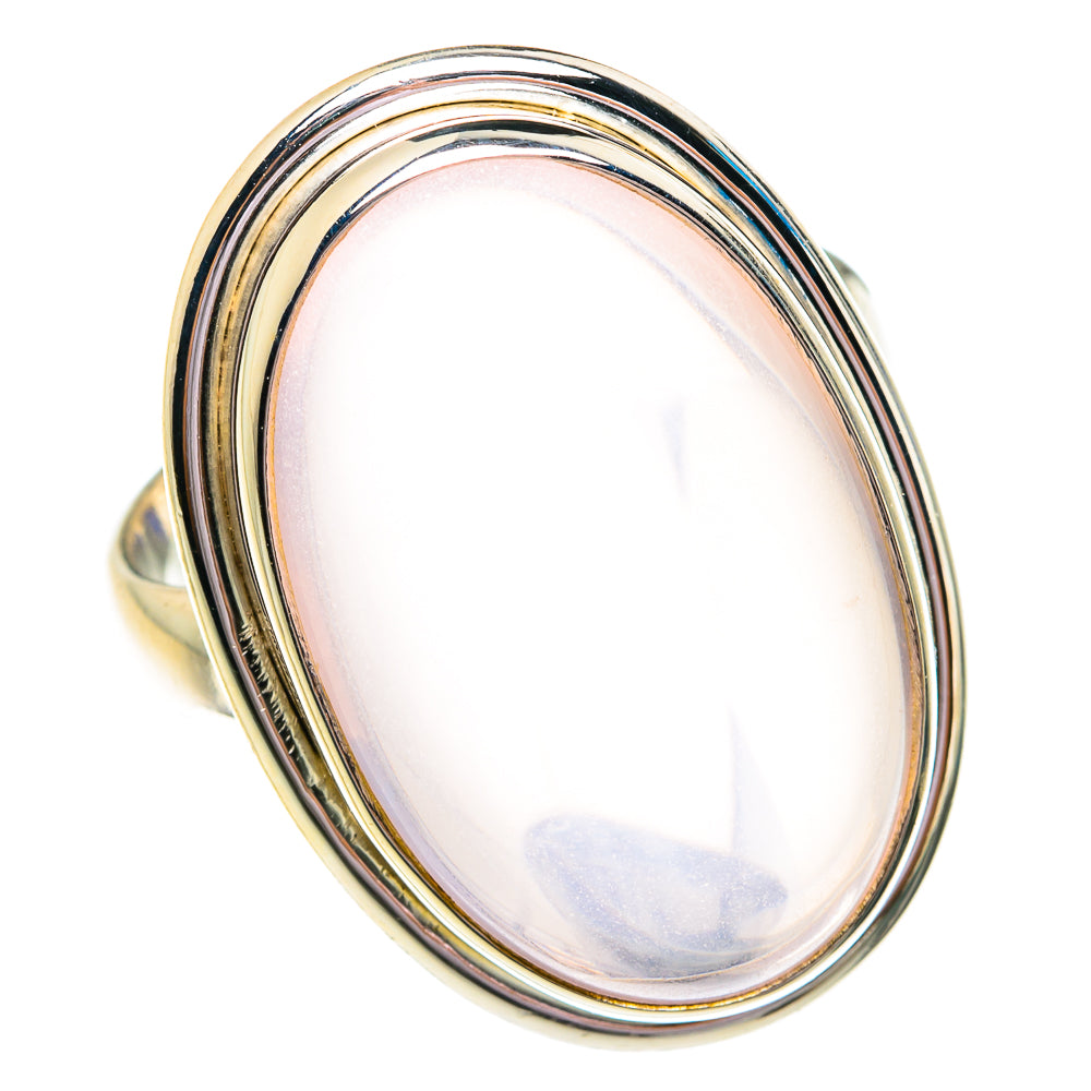 Rose Quartz Rings handcrafted by Anasilvercos - RING76712