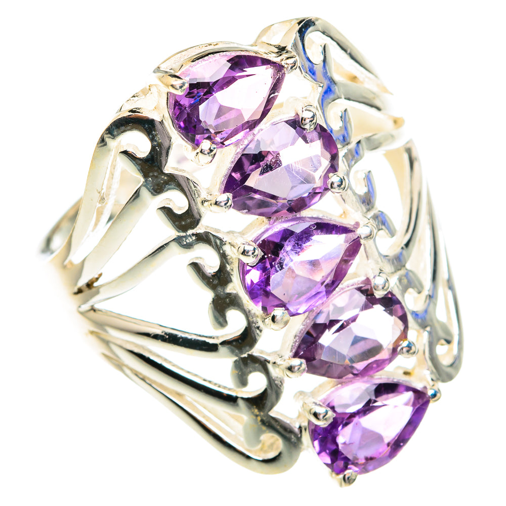 Amethyst Rings handcrafted by Anasilvercos - RING76718