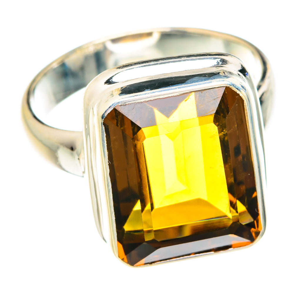 Mandarin Citrine Rings handcrafted by Anasilvercos - RING76736