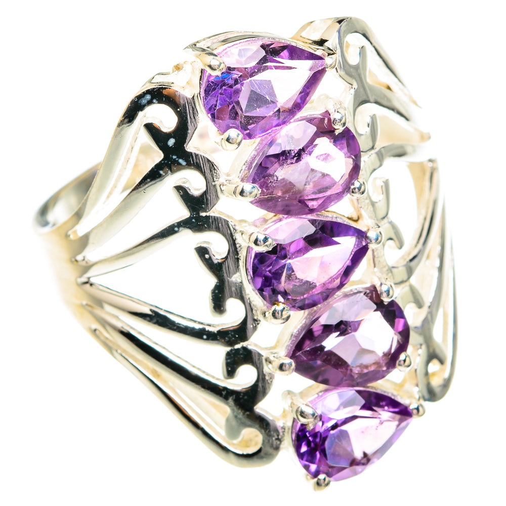 Amethyst Rings handcrafted by Anasilvercos - RING76745