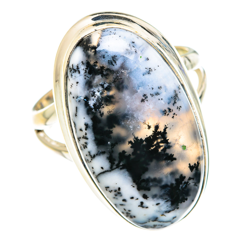 Dendritic Opal Rings handcrafted by Anasilvercos - RING76751