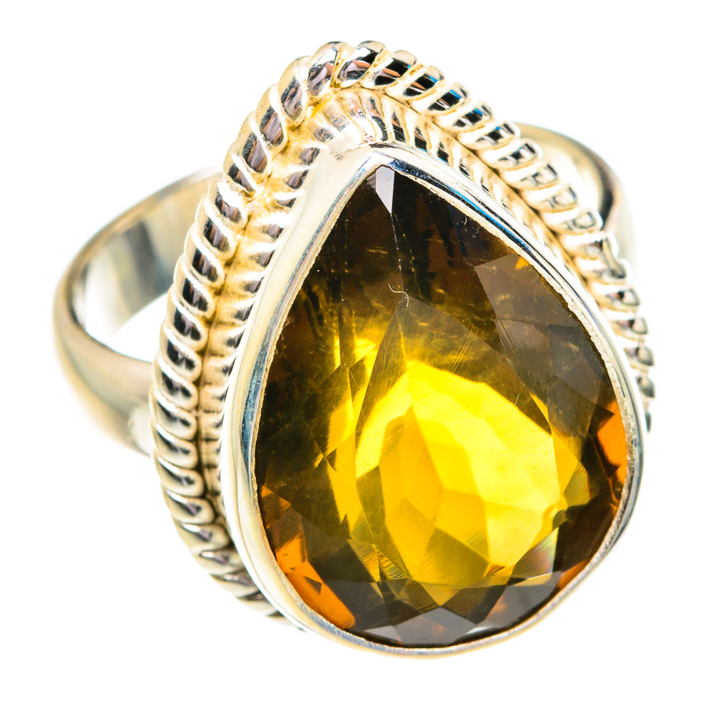Mandarin Citrine Rings handcrafted by Anasilvercos - RING76761