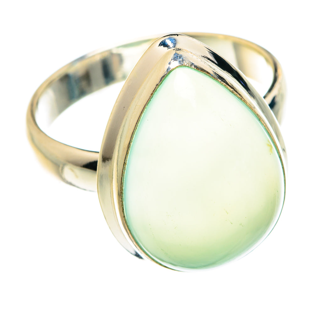 Aqua Chalcedony Rings handcrafted by Anasilvercos - RING76782