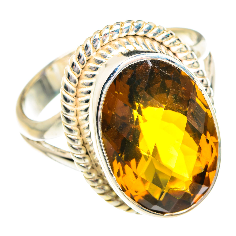 Mandarin Citrine Rings handcrafted by Anasilvercos - RING76787