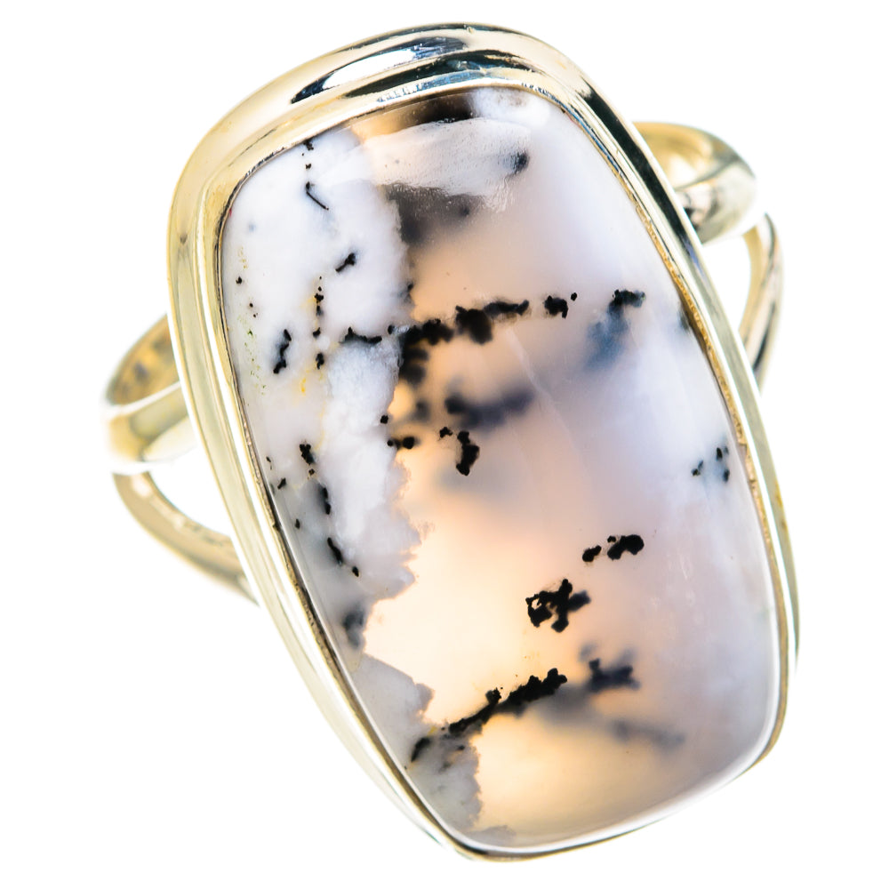 Dendritic Opal Rings handcrafted by Anasilvercos - RING76801