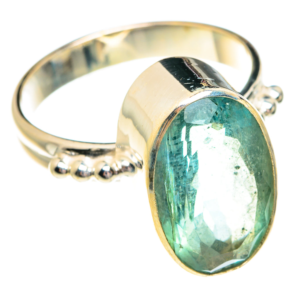 Green Fluorite Rings handcrafted by Anasilvercos - RING76809
