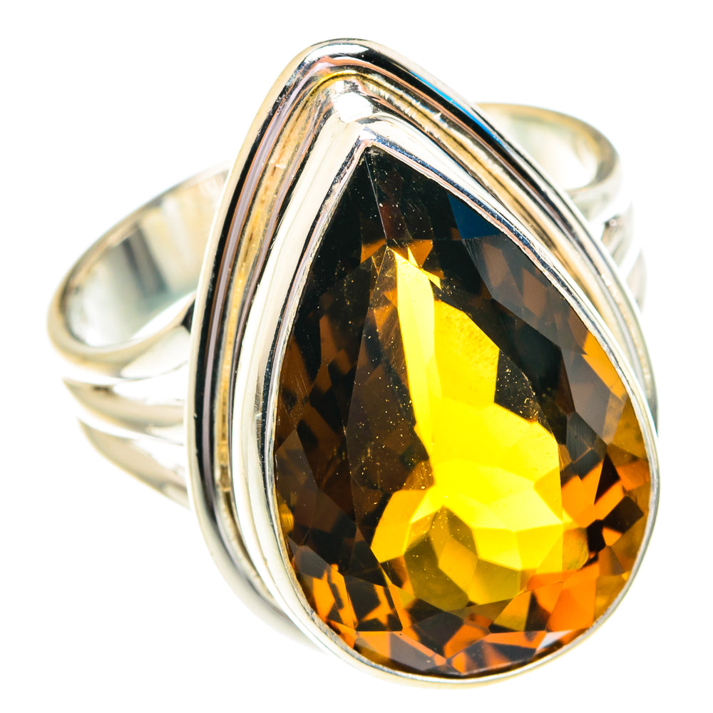 Mandarin Citrine Rings handcrafted by Anasilvercos - RING76811