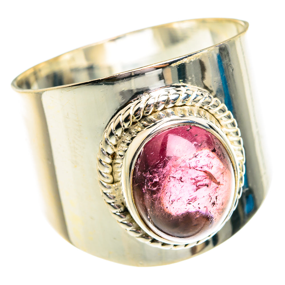 Pink Tourmaline Rings handcrafted by Anasilvercos - RING76815