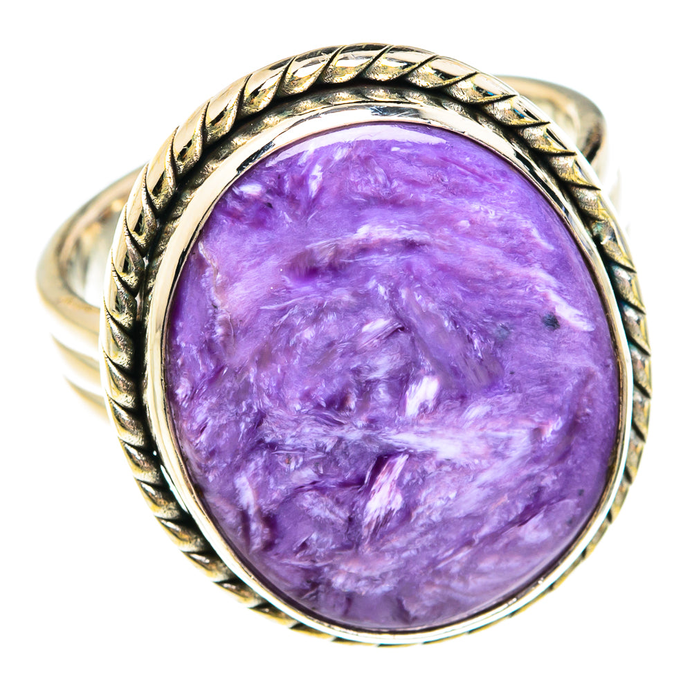 Charoite Rings handcrafted by Anasilvercos - RING76820