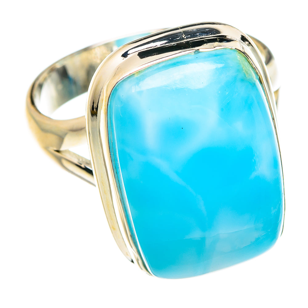 Larimar Rings handcrafted by Anasilvercos - RING76829