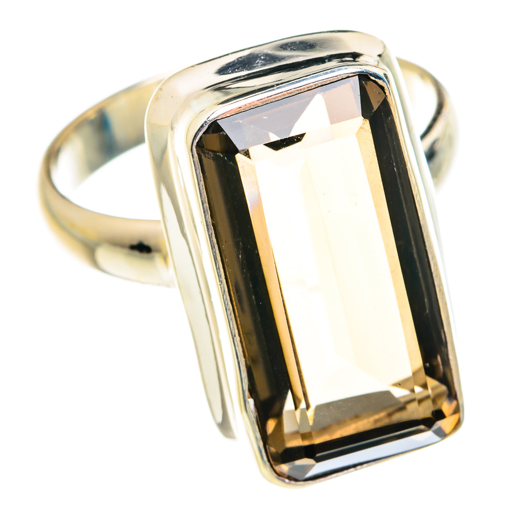 Smoky Quartz Rings handcrafted by Anasilvercos - RING76862