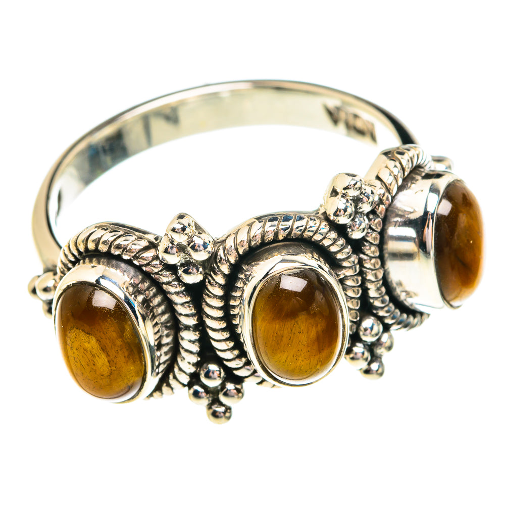 Tiger Eye Rings handcrafted by Anasilvercos - RING76863